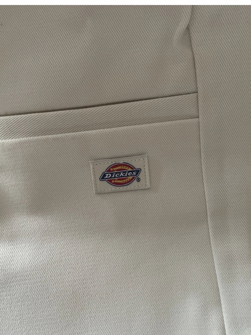 Dickies Women's Double Knee Work Pants - Cream/Tan - Picture 5 of 5
